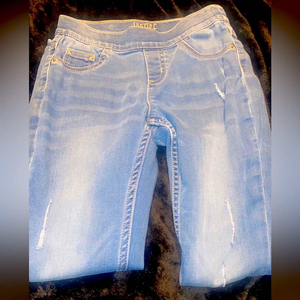 Girls Jean mid rise leggings